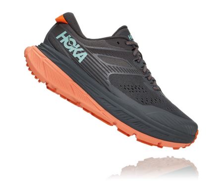 Hoka One One Stinson Atr 6 - Sapatos De Caminhada Mulher Castlerock / Cantaloupe | PT-IUzTP14